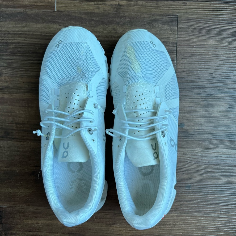On cloud running shoes